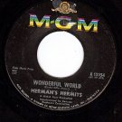 MGM 13354 HERMAN'S HERMITS Wonderful World ~ Traveling