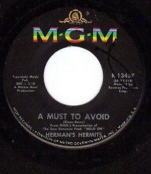 MGM 13437 HERMAN'S HERMITS A Must To Avoid/The Man With