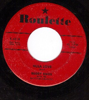 ROULETTE 4018 45 BUDDY KNOX Hula Love ~ Devil Woman