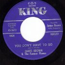 NM KING 5672 JAMES BROWN/FLAMES You Dont Have To/Mashed