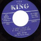KING 6015 JAMES BROWN/FLAMES I Cant Help It ~ I Got You