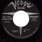 VERVE 10260 45 rpm STAN GETZ ~ Theme From Dr Kildare