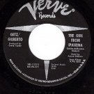VERVE 10323 STAN GETZ Girl From Ipanema ~ Blowin In The