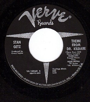 VERVE 10260 45 rpm STAN GETZ Theme From Dr Kildare