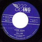 WING 90015 LOLA DEE Paper Roses/Only You And You Alone