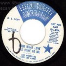 PROMO ROYAL AMERICAN DEE BAND 43 Look What Love Done To