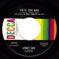 DECCA LENNY DEE 33026 Vaya Con Dios/All I Ever Need Is
