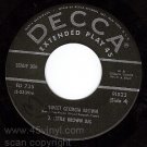 DECCA EP LENNY DEE 91523 (1 Record Only + PS SIDE 3&4)