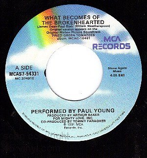 NM 45 MCA 54331 PAUL YOUNG/THOMAS NEWMAN Brokenhearted