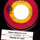 M- 45 AL DE LORY 2811 Song From MASH ~ Feeling Of Love