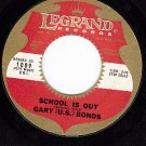 LEGRAND 1009 GARY U.S.BONDS School Is Out/Million Tears