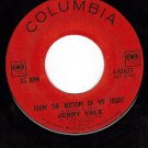 COLUMBIA 4-42637 JERRY VALE From The Bottom Of My Heart