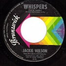 BRUNSWICK 55300 JACKIE WILSON Whispers ~ Fairest Of All