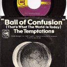 GORDY 7099 45 + PS TEMPTATIONS Ball Of Confusion/Summer