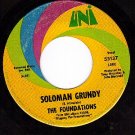 UNI 55137 FOUNDATIONS Soloman Grundy ~ Little Chickadee