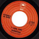 NM EPIC 45 10983 DONOVAN I Like You ~ Earth Sign Man