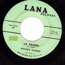 LANA 153 45 rpm RITCHIE VALENS ~ La Bamba ~ Donna