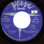 VERVE 10430 45 THE RIGHTEOUS BROTHERS Go Ahead And Cry