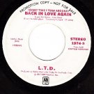 PROMO AM 1974 L.T.D. Back In Love Again (Stereo & Mono)
