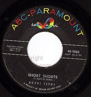 ABC 45 9882 ROYAL TEENS Short Shorts ~ Planet Rock