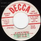 NM DECCA PROMO 45 ~ KITTY KALEN The Spirit Of Christmas