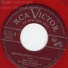 RED  45 Mario Lanza AWAY IN A MANGER/WE THREE KINGS OF