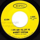 PIC+ REC EPIC 5-10397 BOBBY VINTON love How You Love Me