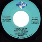 NM 45 rpm JIVE 9323 BILLY OCEAN Suddenly ~ Lucky Man