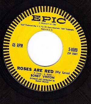 NM 45 EPIC 9509 BOBBY VINTON Roses Are Red ~ You And I
