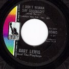 NM 45 LIBERTY 55865 GARY LEWIS/PLAYBOYS ~ Say Goodnight
