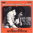 NM RCA 47-9960 PS ELVIS PRESLEY I Really Don't Want To