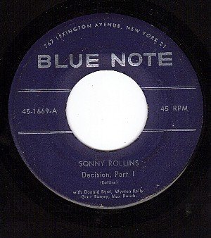 BLUE NOTE 1669 SONNY ROLLINS Decision Part 1 & Part 2