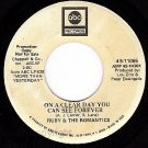 PROMO 11065 RUBY & THE ROMANTICS On A Clear Day You Can