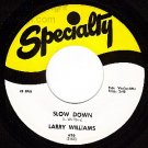 NM PIC+ REC 626 LARRY WILLIAMS Slow Down ~ Miss Lizzy