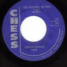 CHESS 1747 CHUCK BERRY Too Pooped To Pop ~ Let It Rock