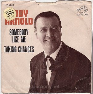 PICTURE SLV EDDY ARNOLD Somebody Like Me/Taking Chances