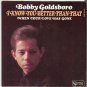 PICTURE SLEEVE BOBBY GOLDSBORO I Know You Better Than