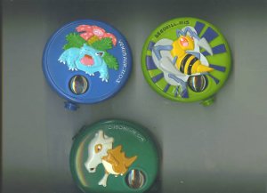 POKEMON MARBLE SET 3 WITH CASES   X10