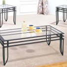 3 pc black matrix design occasional table set 7140 (3 pcs set)