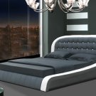 Modern Denmark leather Platform Bed (Full size)
