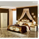 Barocco Classic Bedroom Set in Ivory and Gold