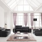 Brown Modern Living Room Set Finest Genuine Italian Leather