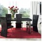 Coco Modern Dining Set with Leather Accent