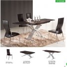 Contemporary Dining 5 PC Set in Wenge Finish