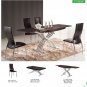 Contemporary Dining 5 PC Set in Wenge Finish