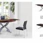 Contemporary Dining 5 PC Set in Wenge Finish