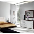 Dual Colored Modern Bedroom Set Roma
