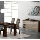 Irene Modern 5pc Lacquered Dining Room Set