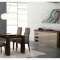 Irene Modern 5pc Lacquered Dining Room Set