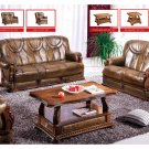 Oakman Classic Italian Leather Sofa Set